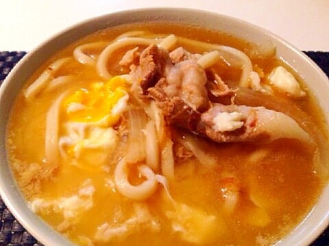 あったか肉卵うどん